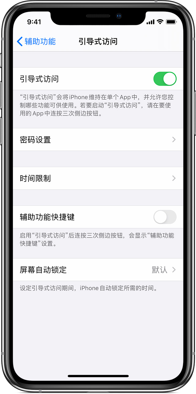 保康苹果手机维修分享如何在 iPhone 上退出引导式访问 