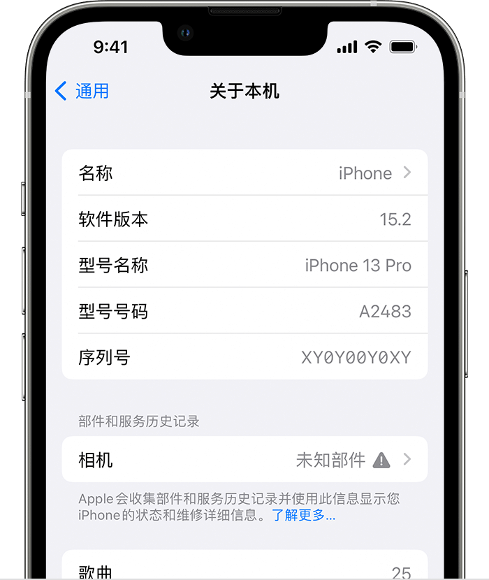 保康苹果维修分享iPhone 出现提示相机“未知部件”是什么原因？ 